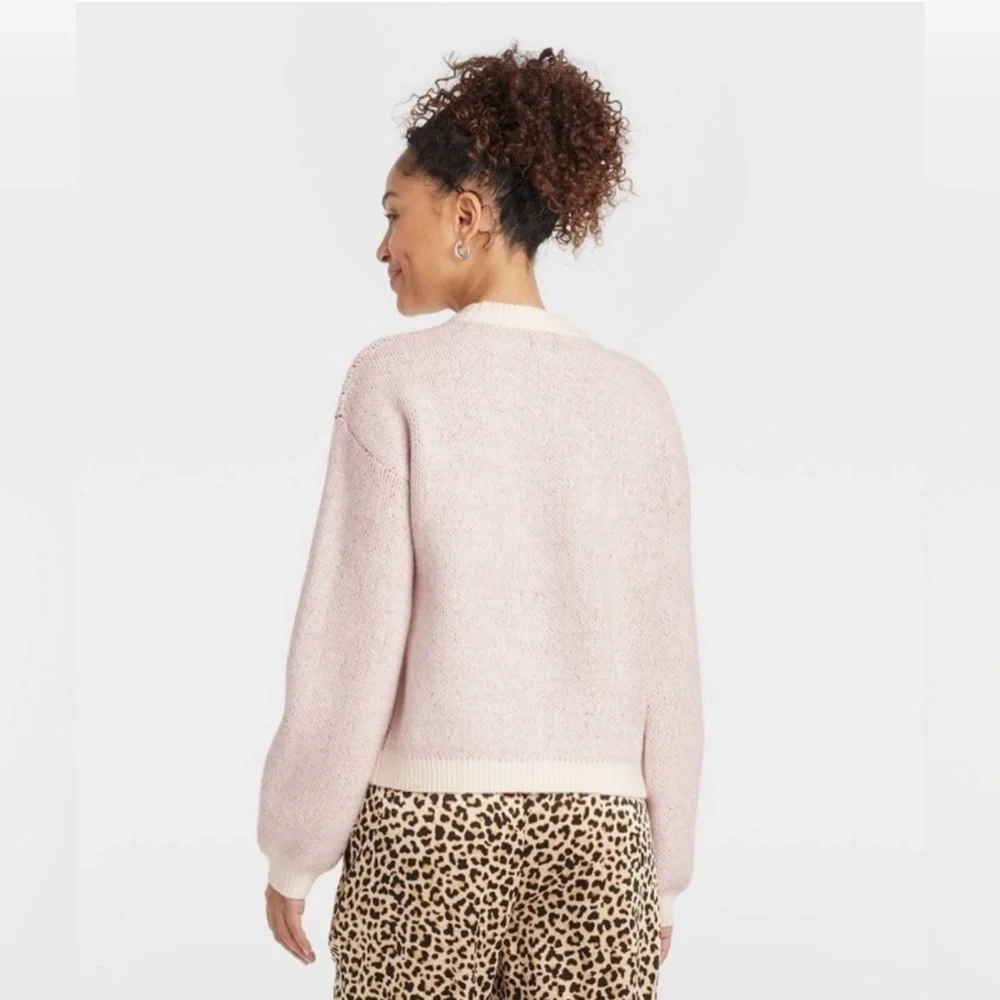 A New Day Ciao Ciao Cherries Pullover Heavyweight Cozy Sweater Cherry LG